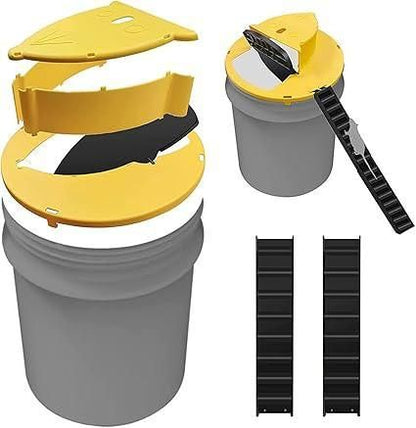 Slide Bucket Lid Mouse Rat Trap with Ramp
