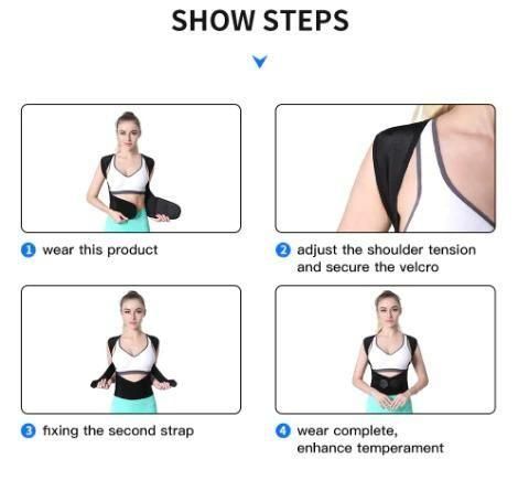 Adjustable Back Posture Corrector/ Pain Relief Support Belt for Men & Women