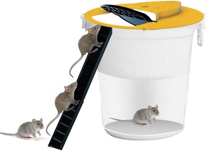 Slide Bucket Lid Mouse Rat Trap with Ramp