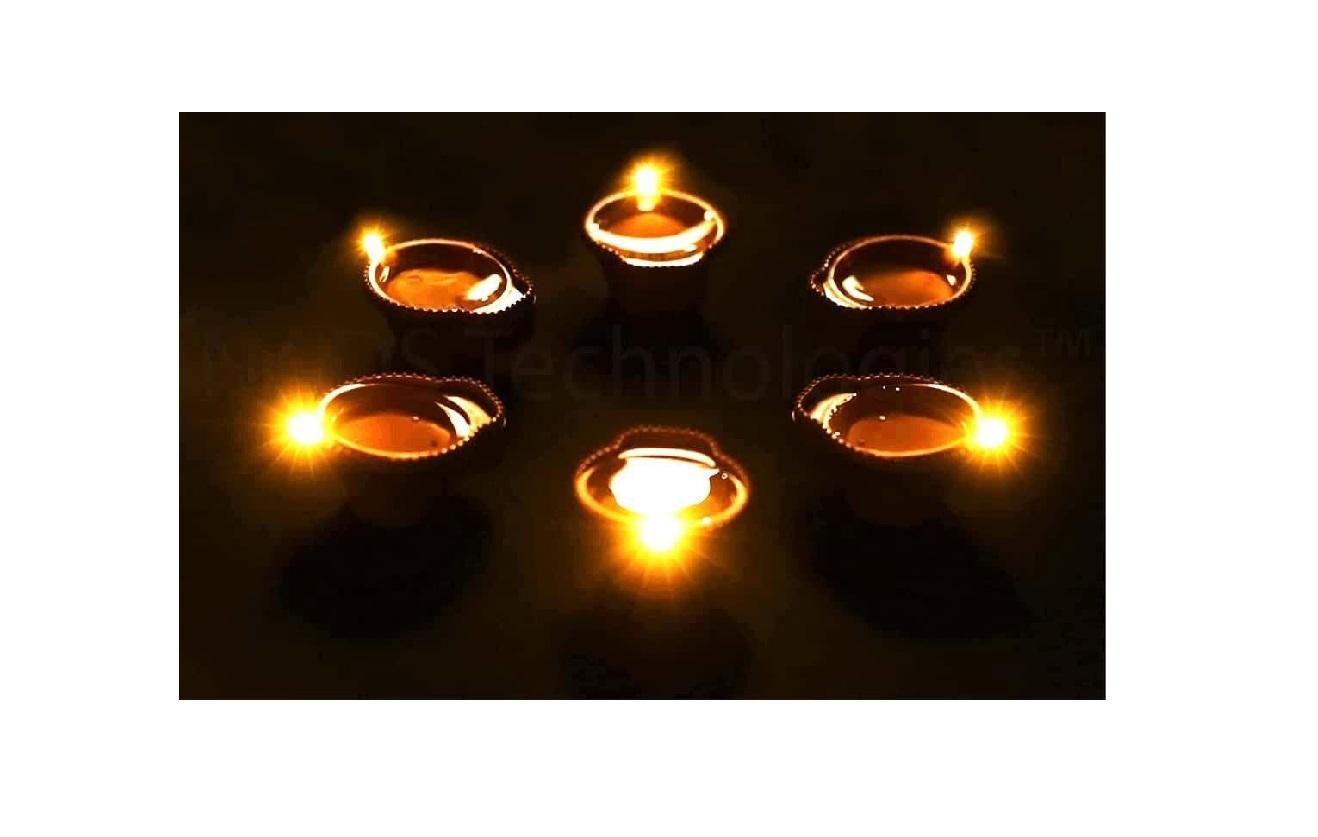 Automatic Water Sensor LED Diyas (Pack of 6/12/18/24)