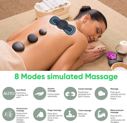 Electric Mini Massager with 8 Modes and 19 Strength Levels,Rechargeable