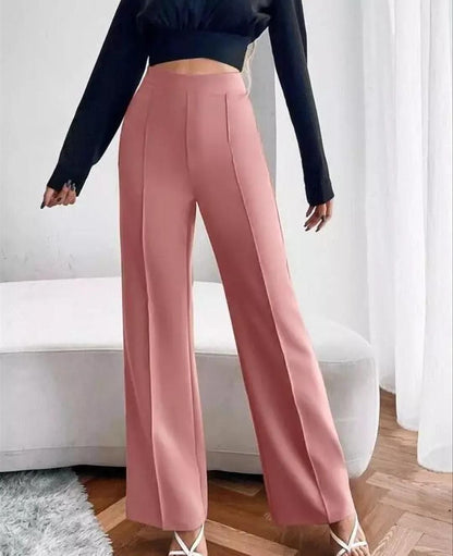 Women's Fabric Classic-Stylish Pant Pink