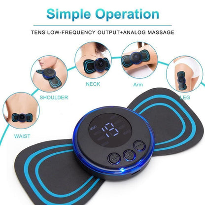 Electric Mini Massager with 8 Modes and 19 Strength Levels,Rechargeable