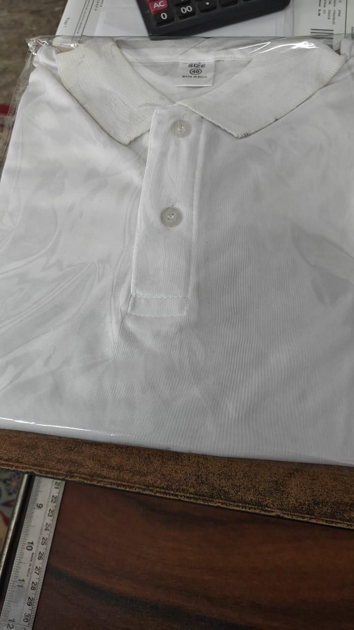 Poly Matte Solid Half Sleeves Mens Polo T-Shirt Pack Of 5