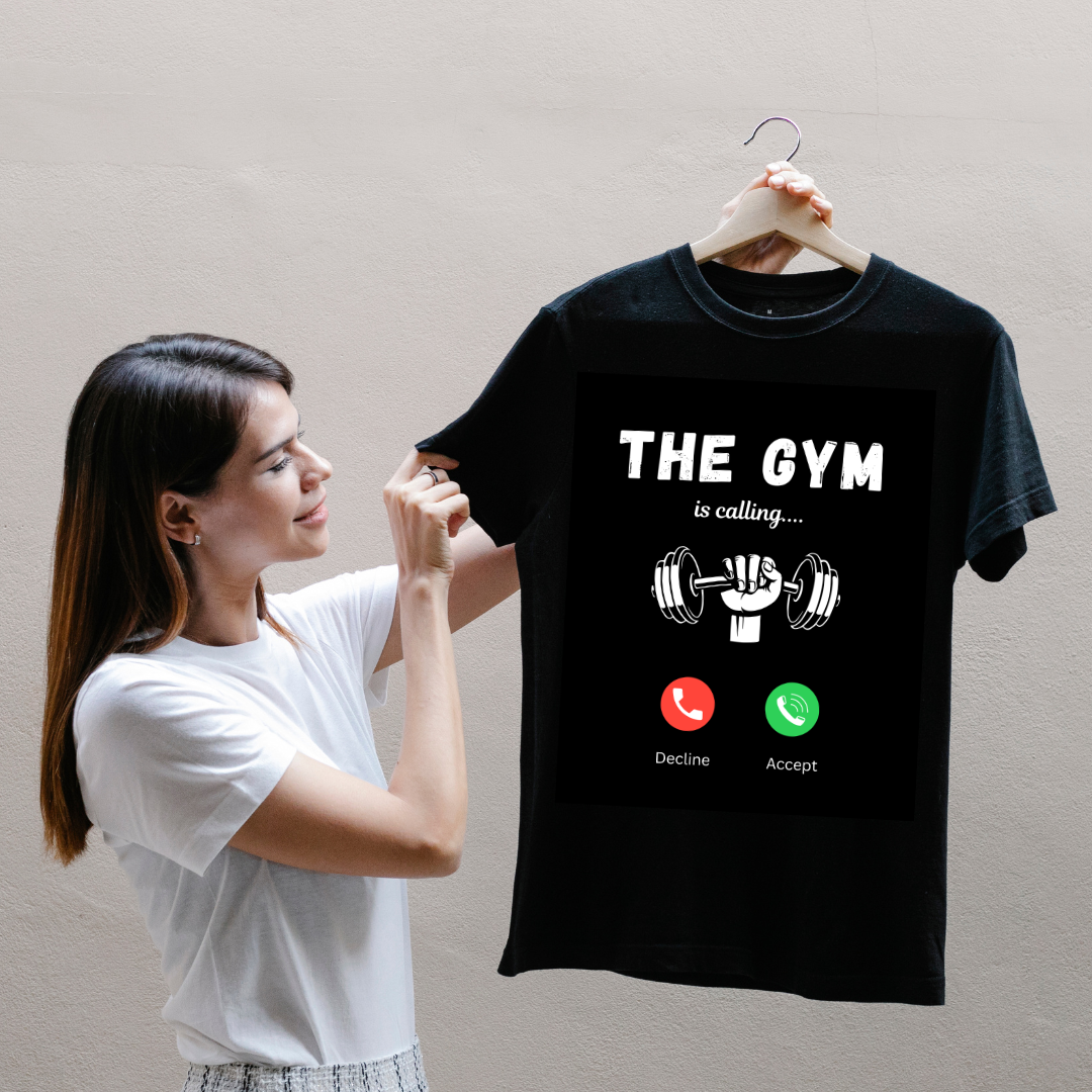 The Gym Is Calling –T-Shirt for Men |  100% Premium Cotton